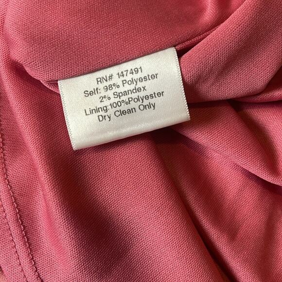 Katie May Nirvana Twisted Ruched Pink Peppercorn Maxi Dress Size Large - Picture 8 of 8